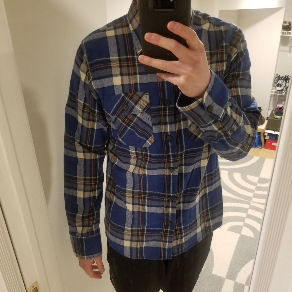 Campus Crew Blue Plaid Shirt